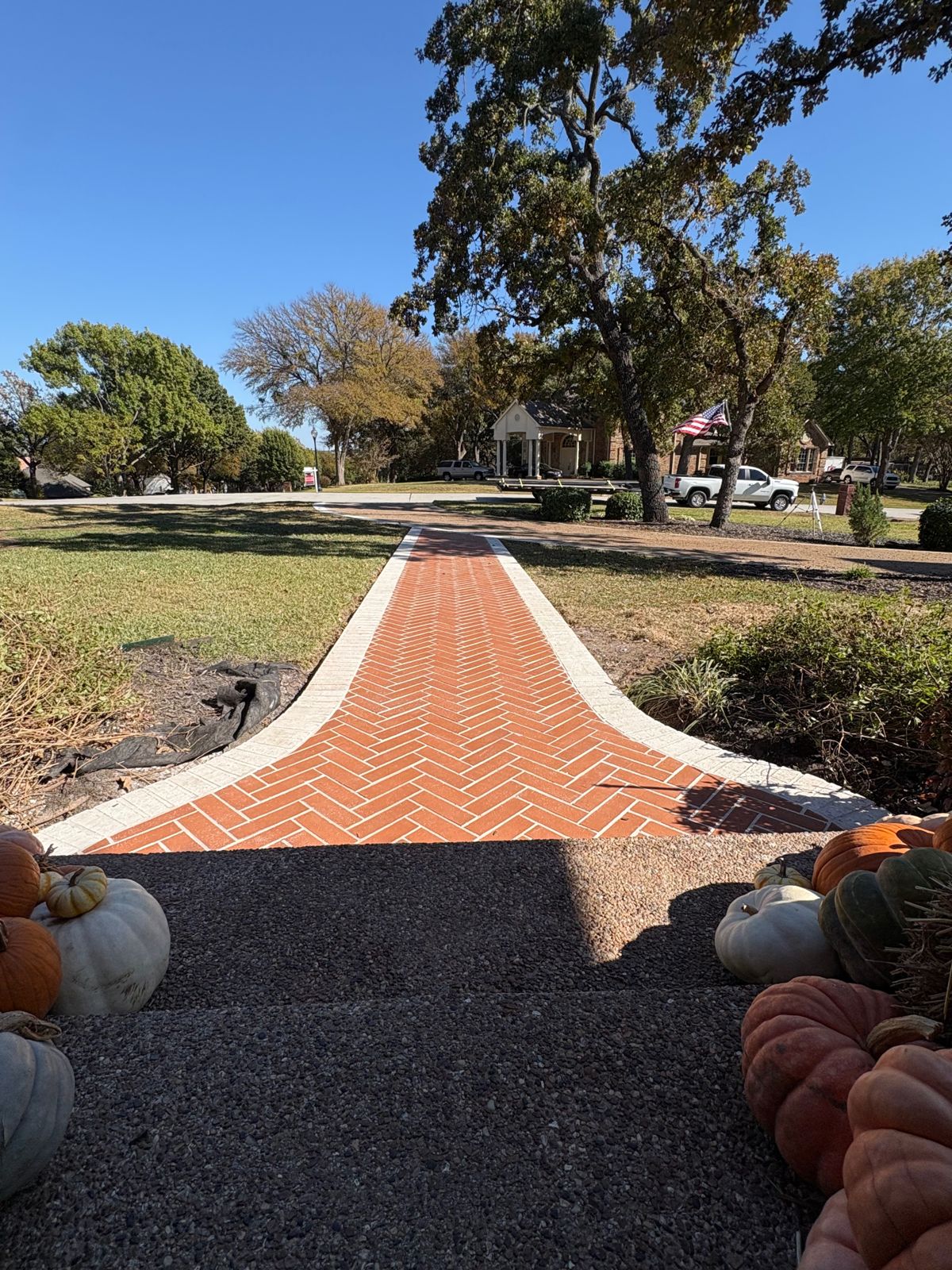 Galvanized chain link fence installed at a DFW site